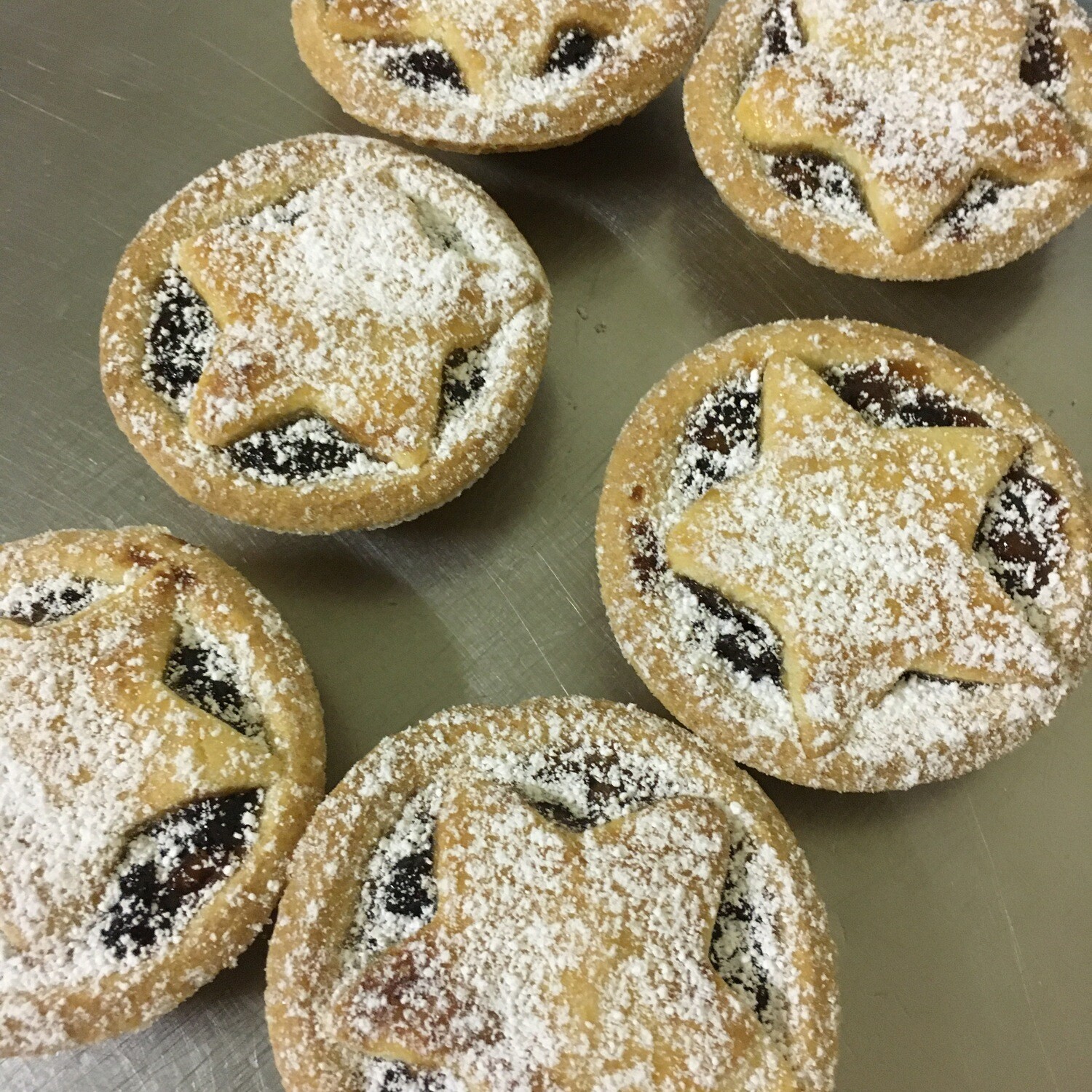 NOW AVAILABLE - CHRISTMAS IN JULY! Christmas Fruit Mince Tarts - 3 per pack. Delicious Gluten Free, Dairy Free Mince Tarts. The must-have festive treat!
