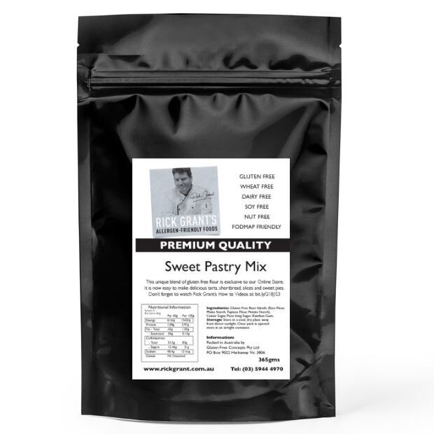Gluten Free Sweet Pastry Mix - Delicious, easy to make Sweet Pastry Mix. Great for tarts or sweet pies.