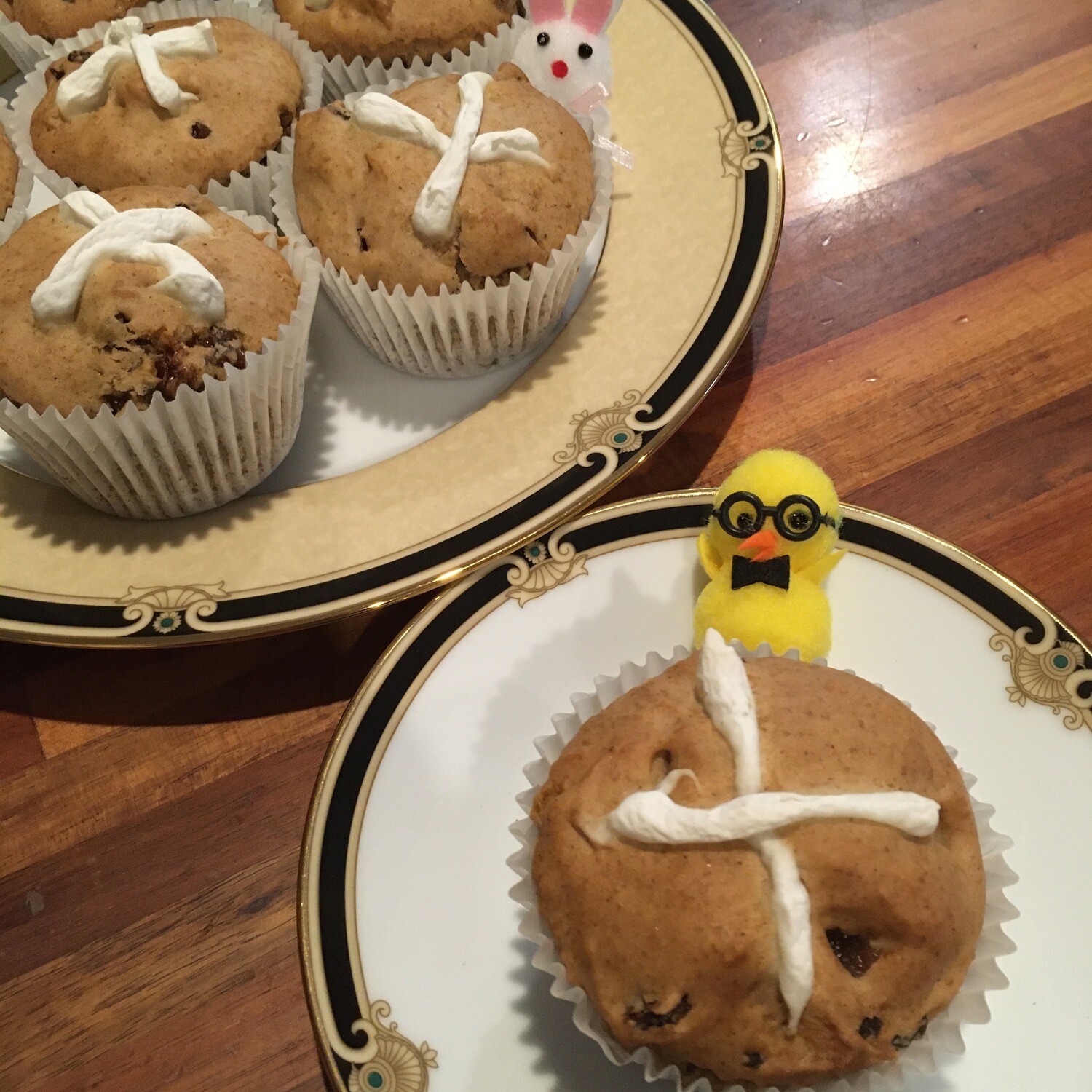 LIMITED SUPPLY - EASY PEASY EASTER HOT CROSS MUFFIN KIT - Mixed Fruit. Delicious Easter Flavoured Muffins even the Kids can help make! Mix Makes 12