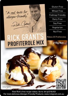 Gluten Free Profiterole Mix. Watch the How To Video.