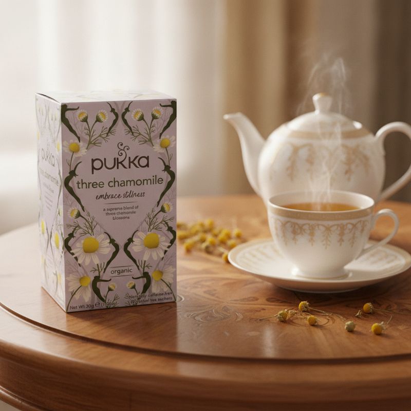 Pukka Three Chamomile Tea Bags Pukka Three Chamomile Tea Bags