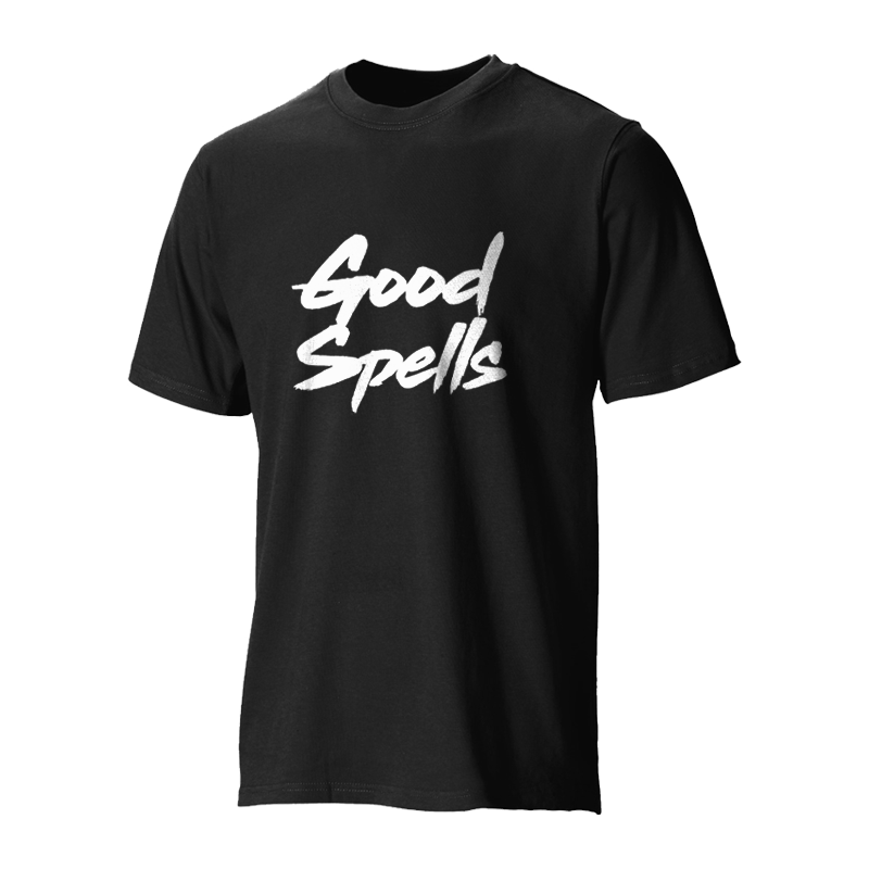 GOOD SPELLS - LOGO TSHIRT (BLACK)