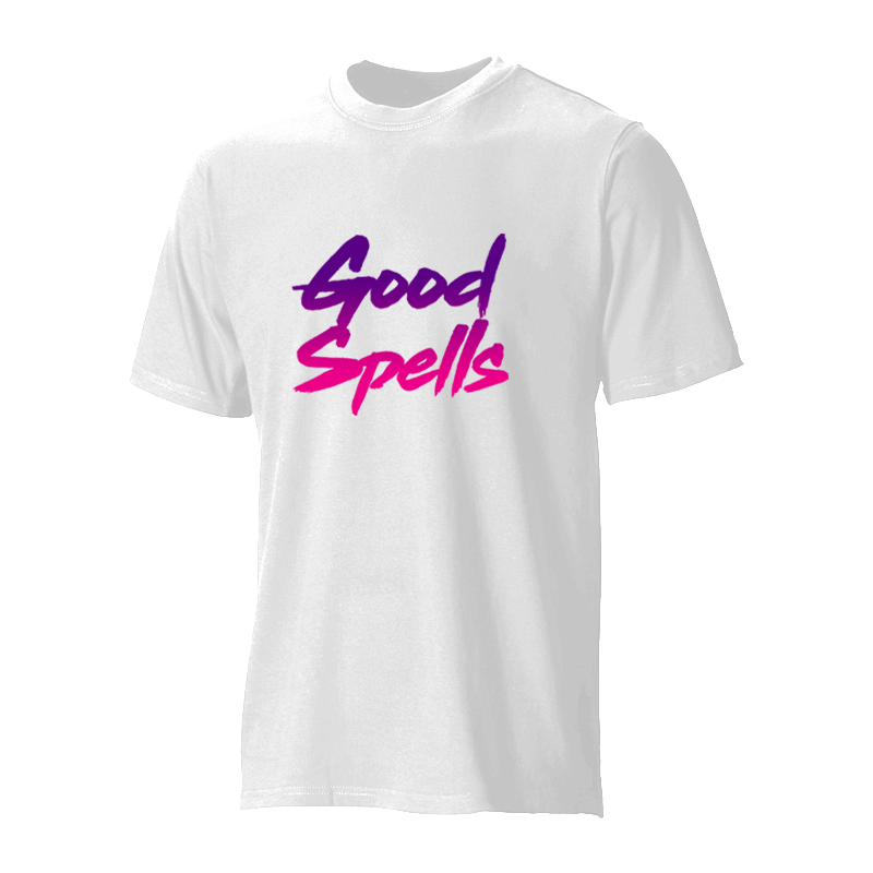 GOOD SPELLS - LOGO TSHIRT (WHITE)