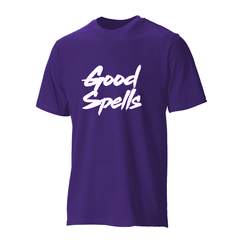 GOOD SPELLS - LOGO TSHIRT (PURPLE)
