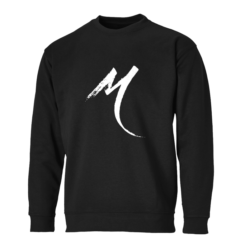 MAGIC NOT MUSIC - 'M' LOGO SWEAT (BLACK)