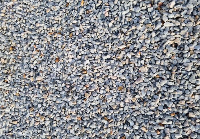 Graviers de marbre gris
