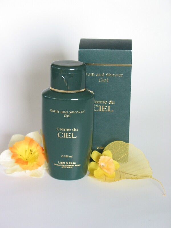Gel pour bain et douche, crème du CIEL, flacon de 150 ml