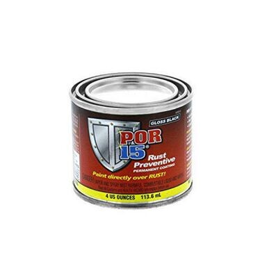 POR15 Rust Preventive Paint: Gloss Black, 1 - 4 ounce can