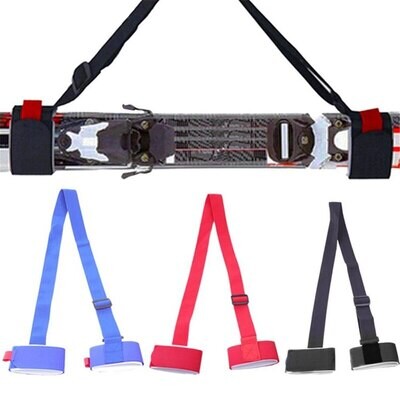 Ski Shoulder Strap Hand-held Double Snowboard Strap Nylon EVA Strap Adjustable Multifunctional Belt Hand Handle Carrier