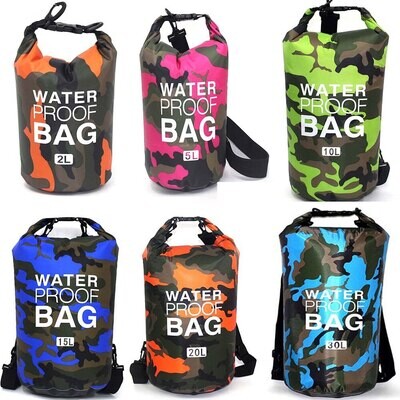 Portable Rafting Diving Dry Bag Sack PVC Swimming Bags for River Trekking 2/5/10/15/20/30L