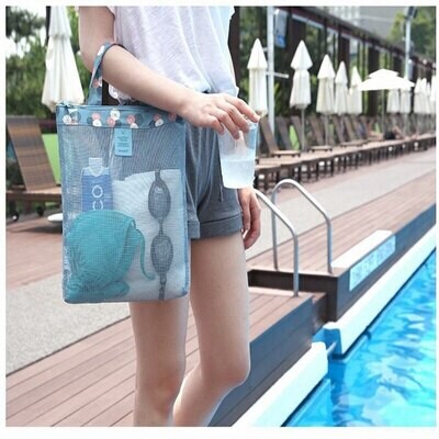 Swimsuit Mesh Storage Bag Mesh Bag Wash Bag Sports Handbag Small Size