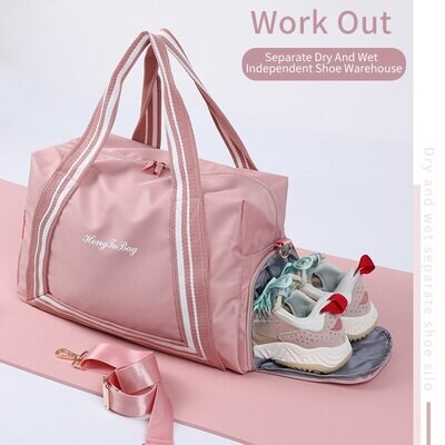 Women Shoes Compartment Sport Bags Men Training Fitness Bag 2021 Yoga Running Handbag