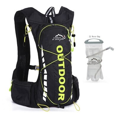 Men's Women Cycling Running Backpack 2L Hiking Camping Hydration Pack