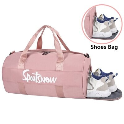 Women Shoe Compartment Waterproof Sport Bags for Fitness Training Yoga Bolsa Sac De Sport