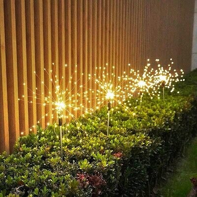 Solar Fireworks Lights String Garden Lawn Street decoration lighting lamp