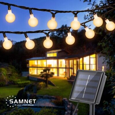 Solar Light Decoration Outdoor Fence Garden Street Garland String Light Festoon LED Holiday Light IP65 Waterproof Fairy Lamp