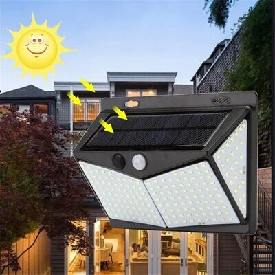 Solar Light Outdoor Solar Lamp PIR Motion Sensor Solar Powered Sunlight Street Light for Garden Decoration