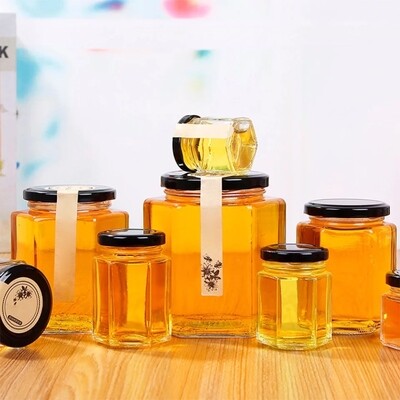 Honey Bottle Glass