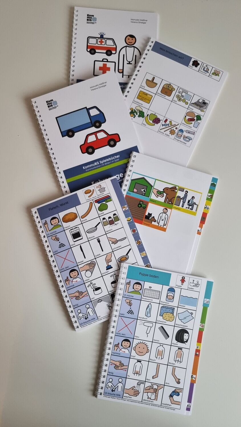 Komplettsatz Spielebücher DIN A5