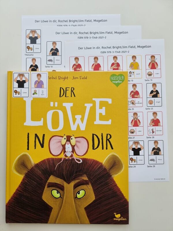 Der Löwe in dir: Gebärdenaufkleber Der Löwe in dir: Gebärdenaufkleber