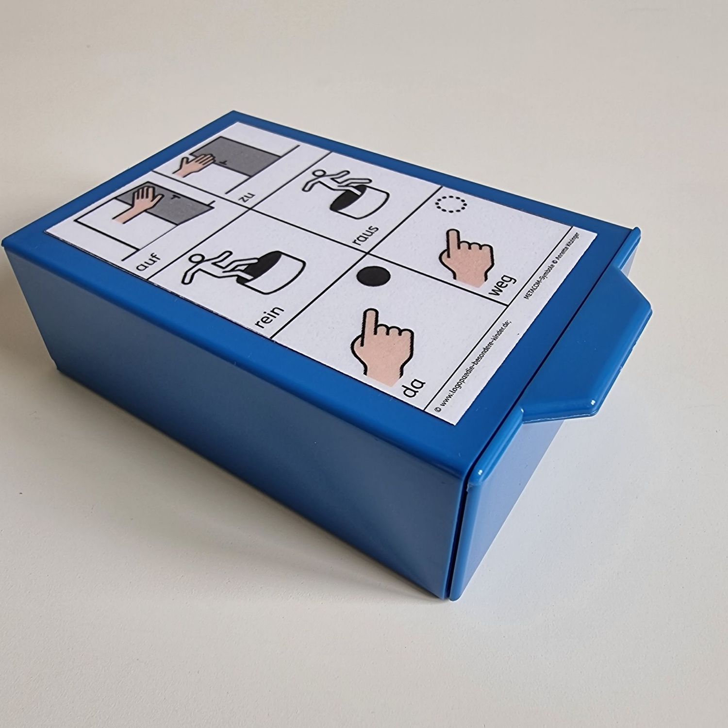 Zauberkiste mit METACOM-Symbolen, blau Zauberkiste mit METACOM-Symbolen, blau