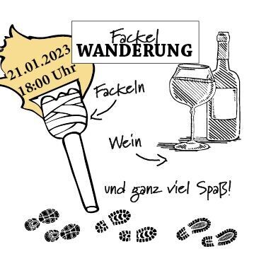 Fackelwanderung mit Weinprobe