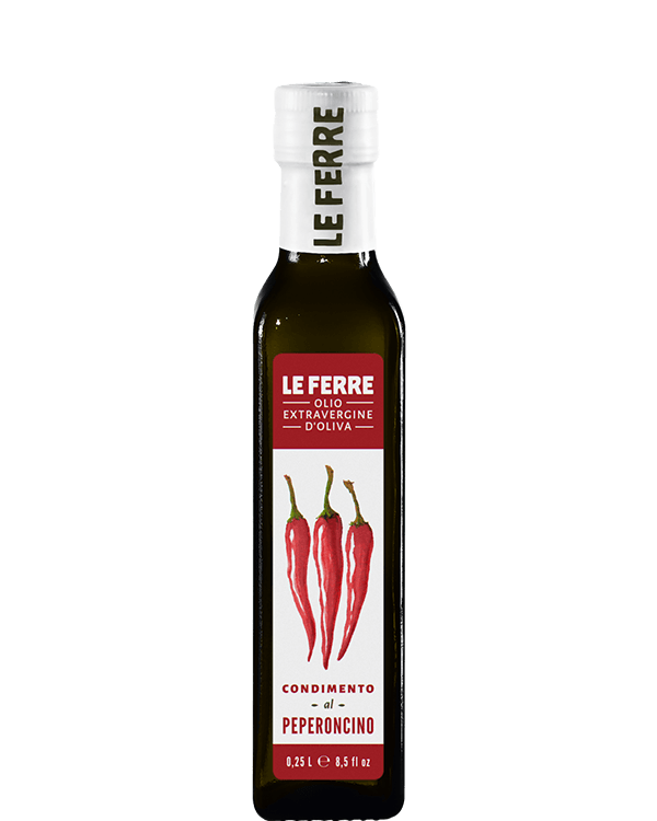Olivenöl mit Chili Aroma "LE FERRE" 250ml