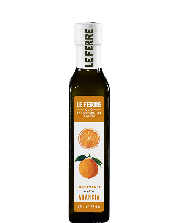 Olivenöl mit Orangen Aroma "LE FERRE" 250ml