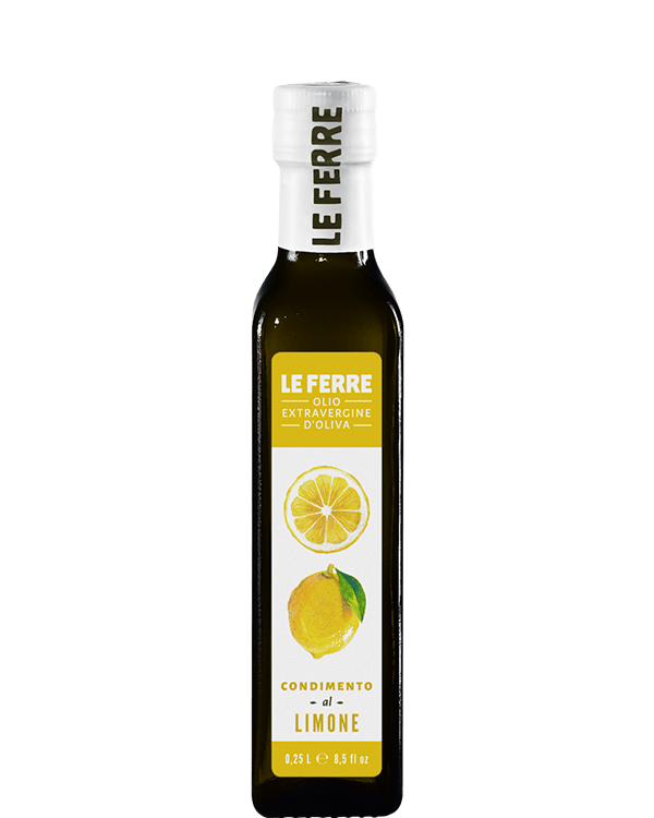 Olivenöl mit Zitronen Aroma "LE FERRE" 250ml
