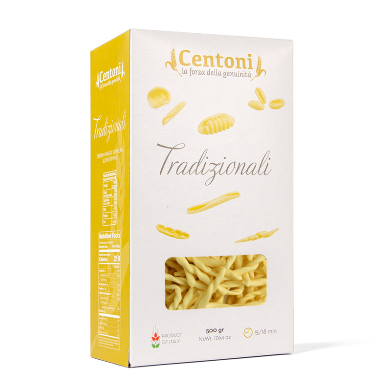 Strozzapreti Pasta Secca "Centoni" 500gr