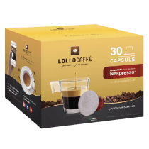 Lollocaffé Nespresso®kompatible Kapseln "Oro" BOX 30 Stück