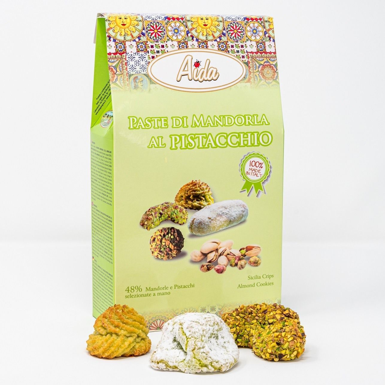 Paste di Mandorle Pistacchio "AIDA" 200g