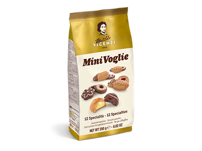 Mini Voglie Mix Pastry Mini Voglie Mix Pastry "Vicenzi" 250g