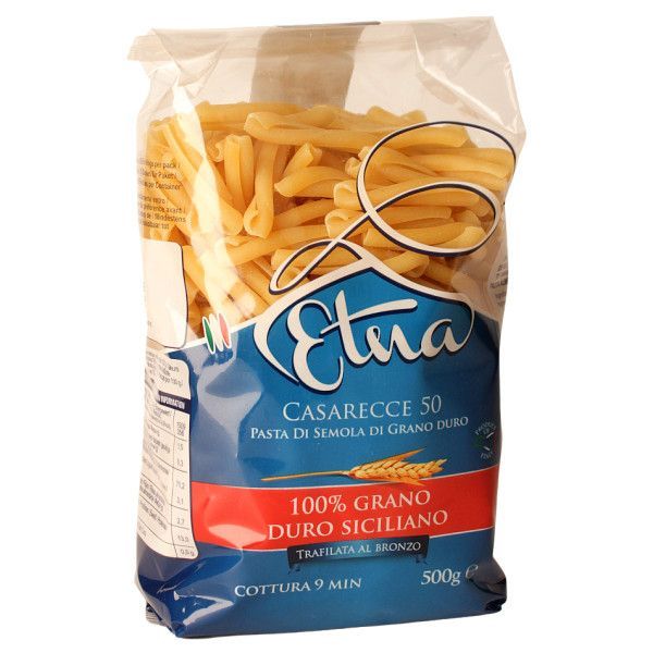 Casarecce 50 "Etna" trafilati al bronzo 100% italienisches Hartweizengrieß aus Sizilien 500gr