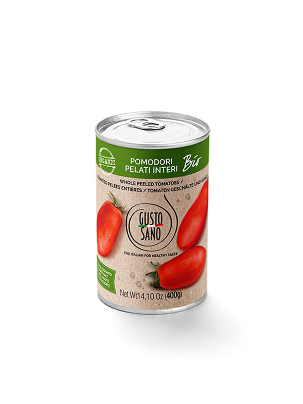 Tomaten geschält BIO Tomaten geschält BIO "Gusto Sano" 400g