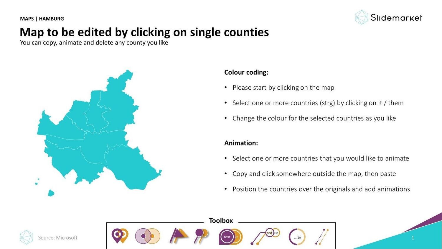 Hamburg & Bezirke plus PLZ