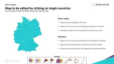Bundle: Deutschlandkarte zzgl. alle Bundesländer und Landkreise/Bezirke