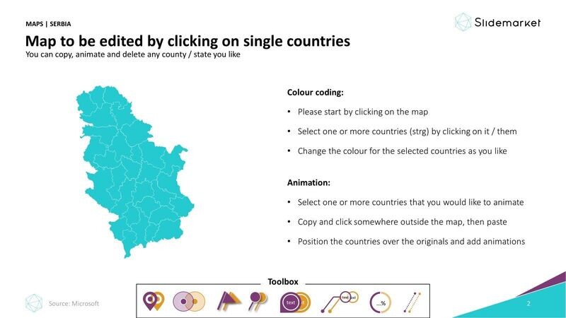 Serbien & Distrikte