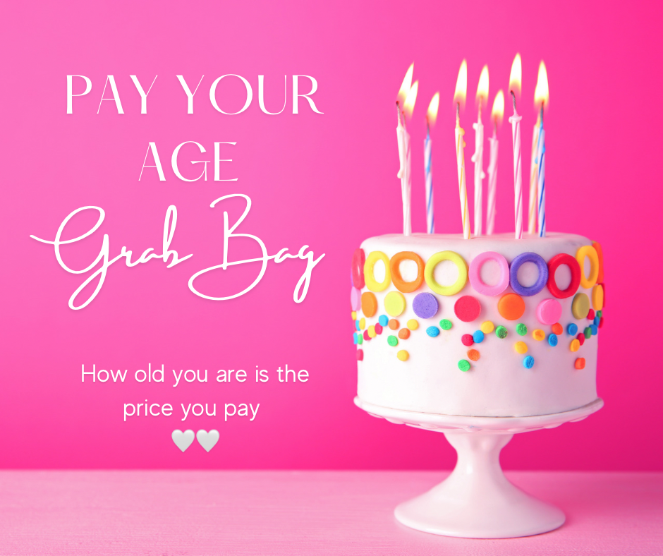 &#39;Pay Your Age&#39; Grab Bag