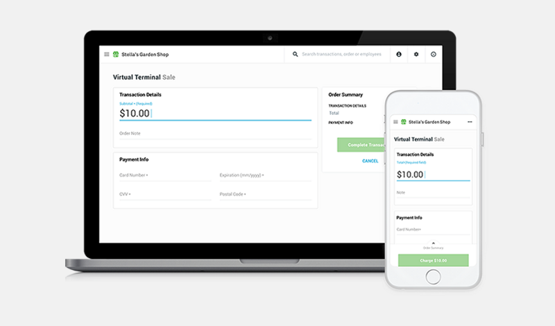 Clover Virtual Terminal &amp; Invoicing