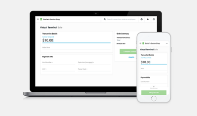 Clover Virtual Terminal &amp; Invoicing