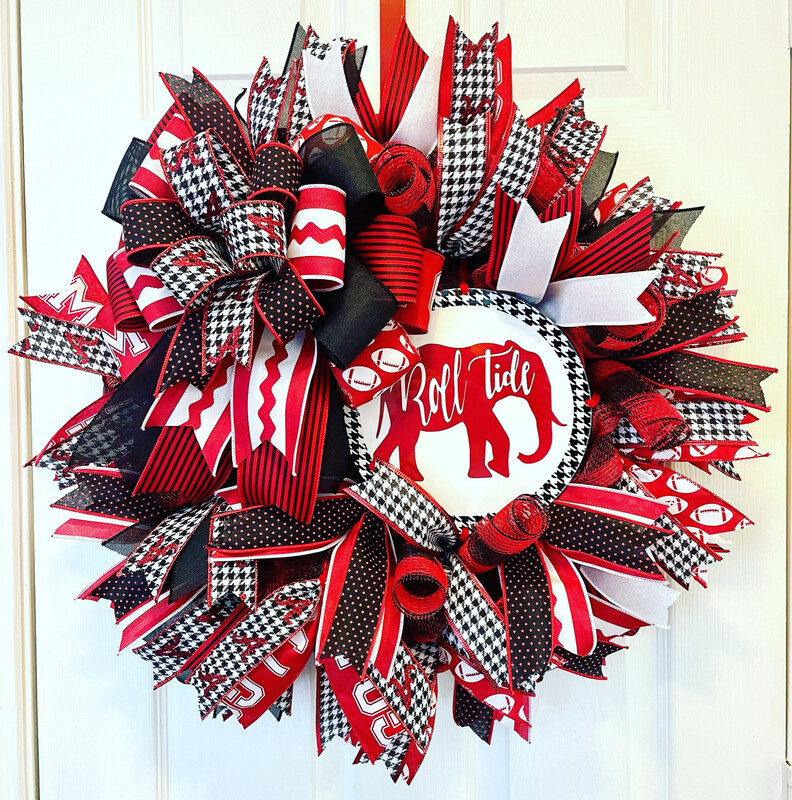 Alabama Roll Tide Wreath