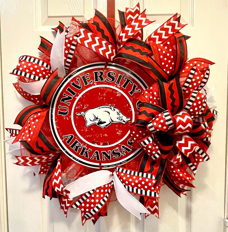 University Of Arkansas Wreaths
