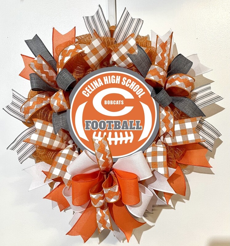 Celina High School Spirit Wreaths, Bobcats