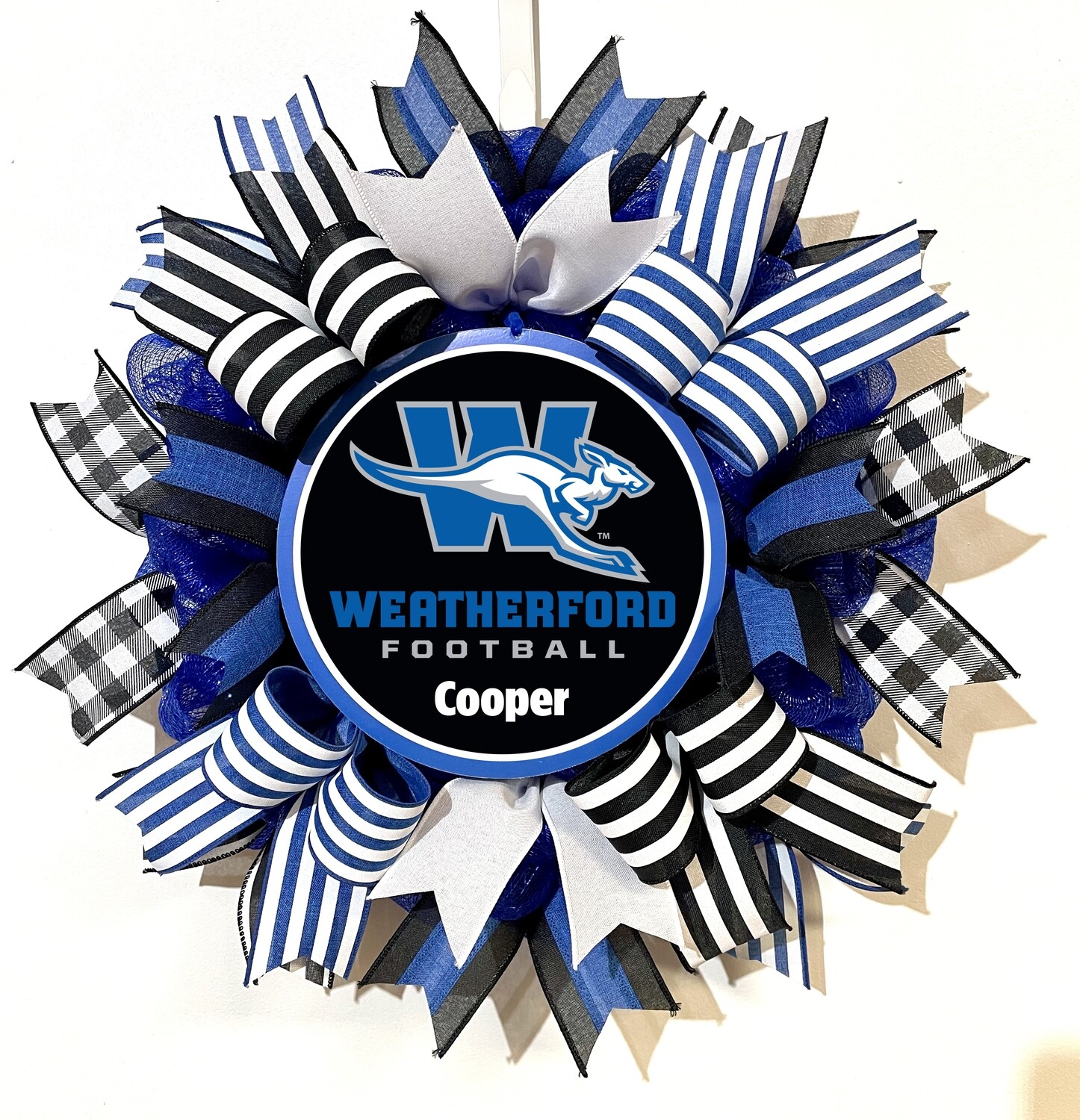 Weatherford High School Spirit Wreaths, WHS Kangaroos