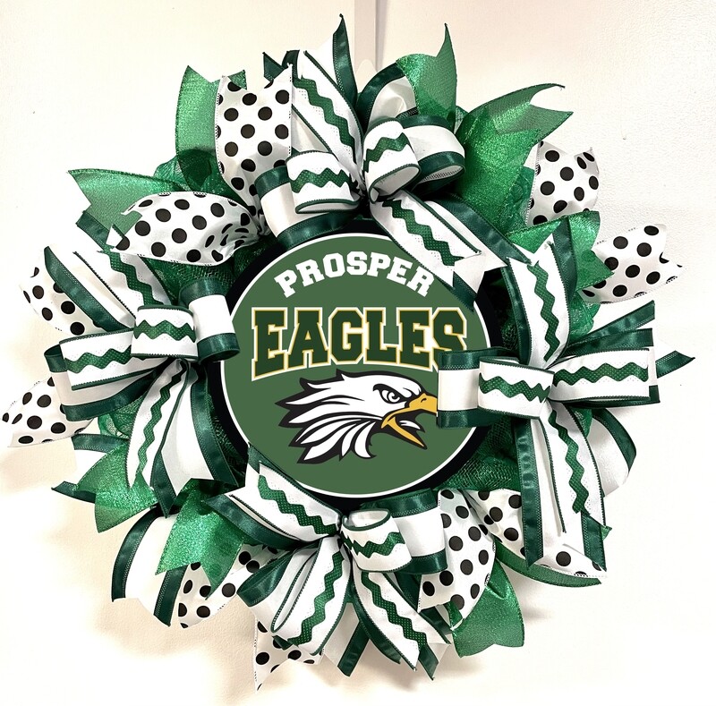 Prosper School Spirit Wreaths, PHS, RHHS, WGHS, PCA North