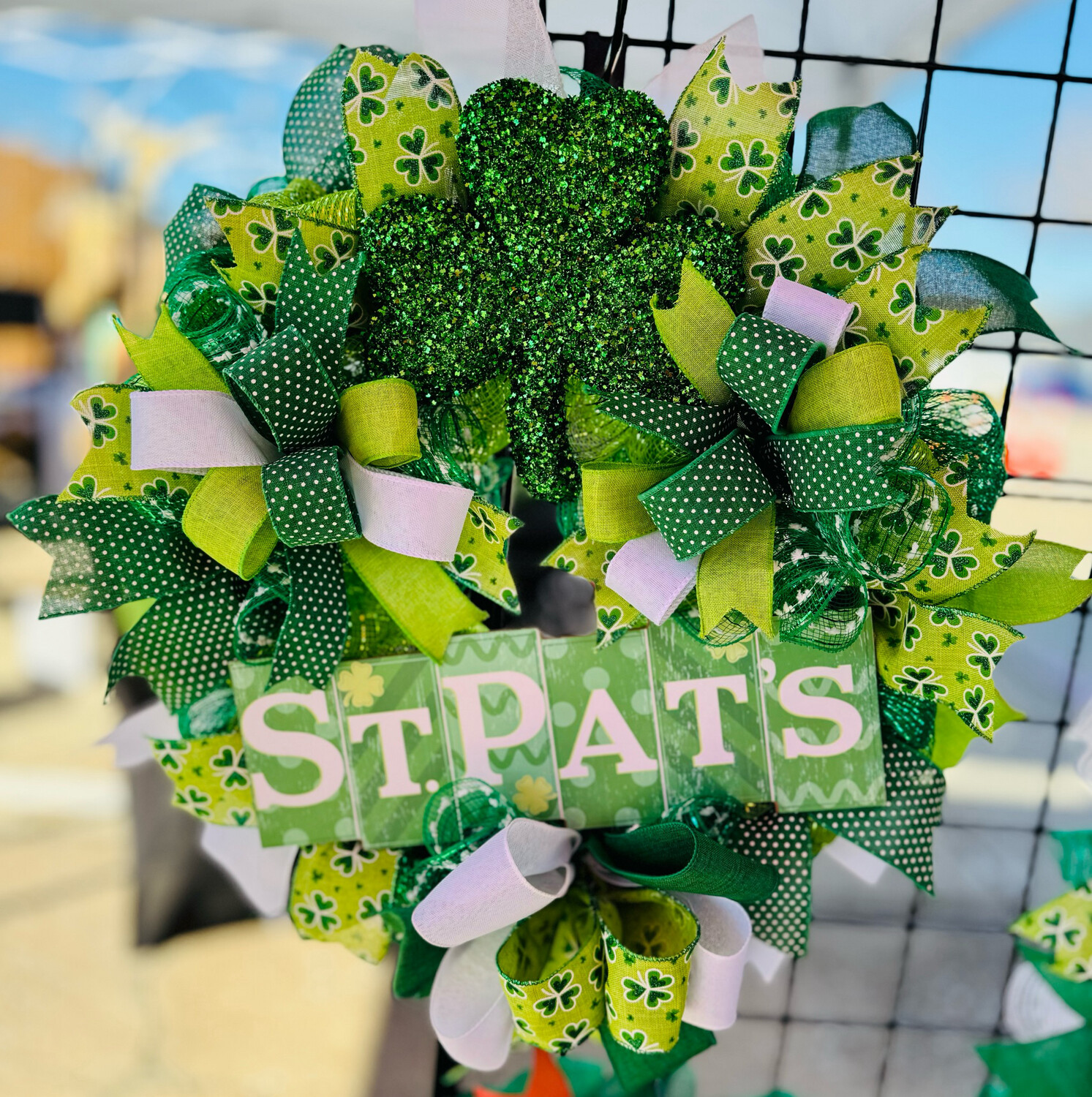 St. Pats Shamrock Wreath