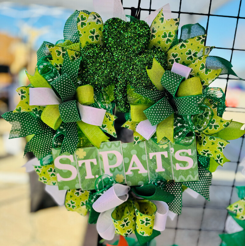 St. Pats Shamrock Wreath