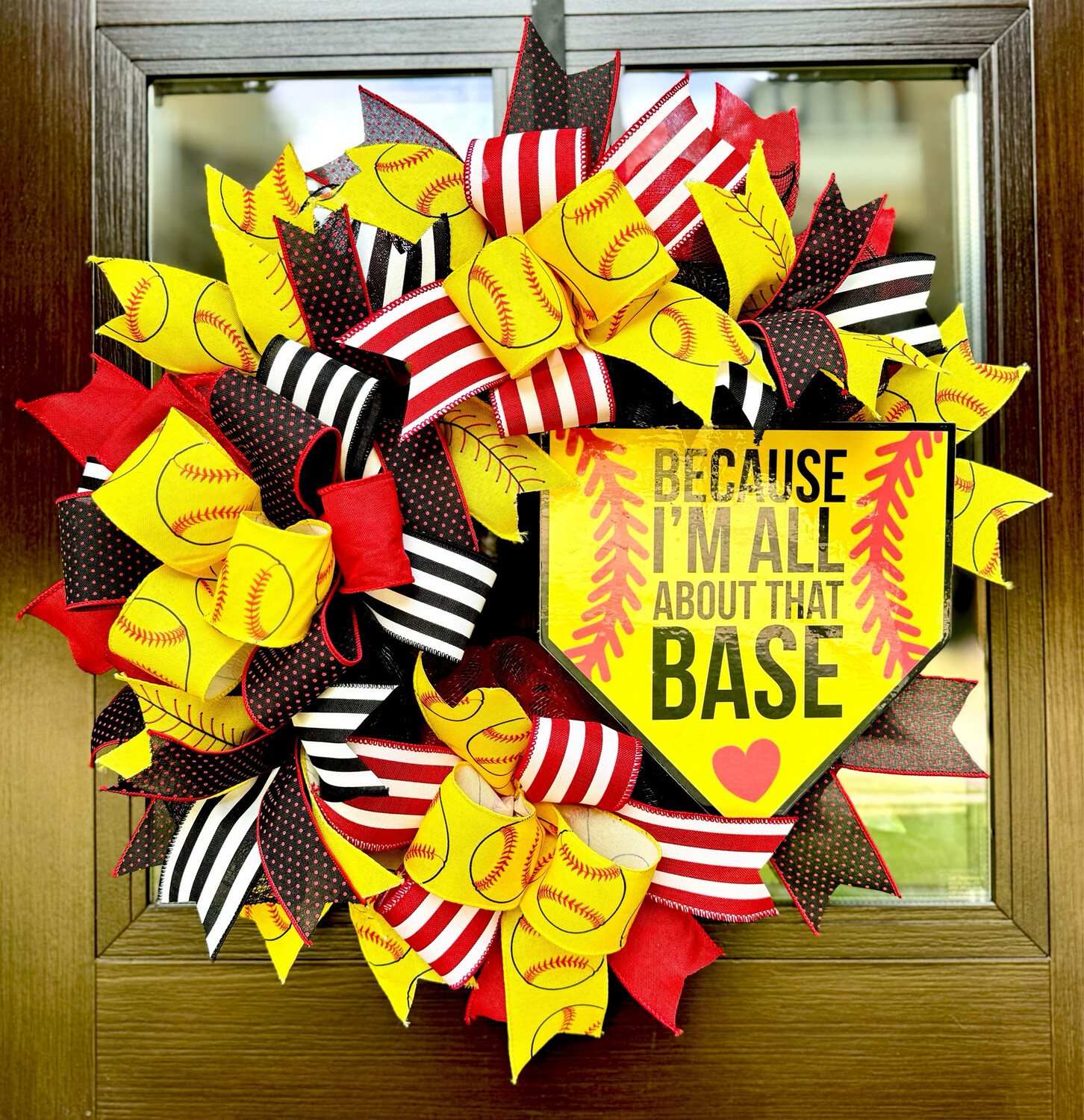 Softball Wreath, Sports Wreath