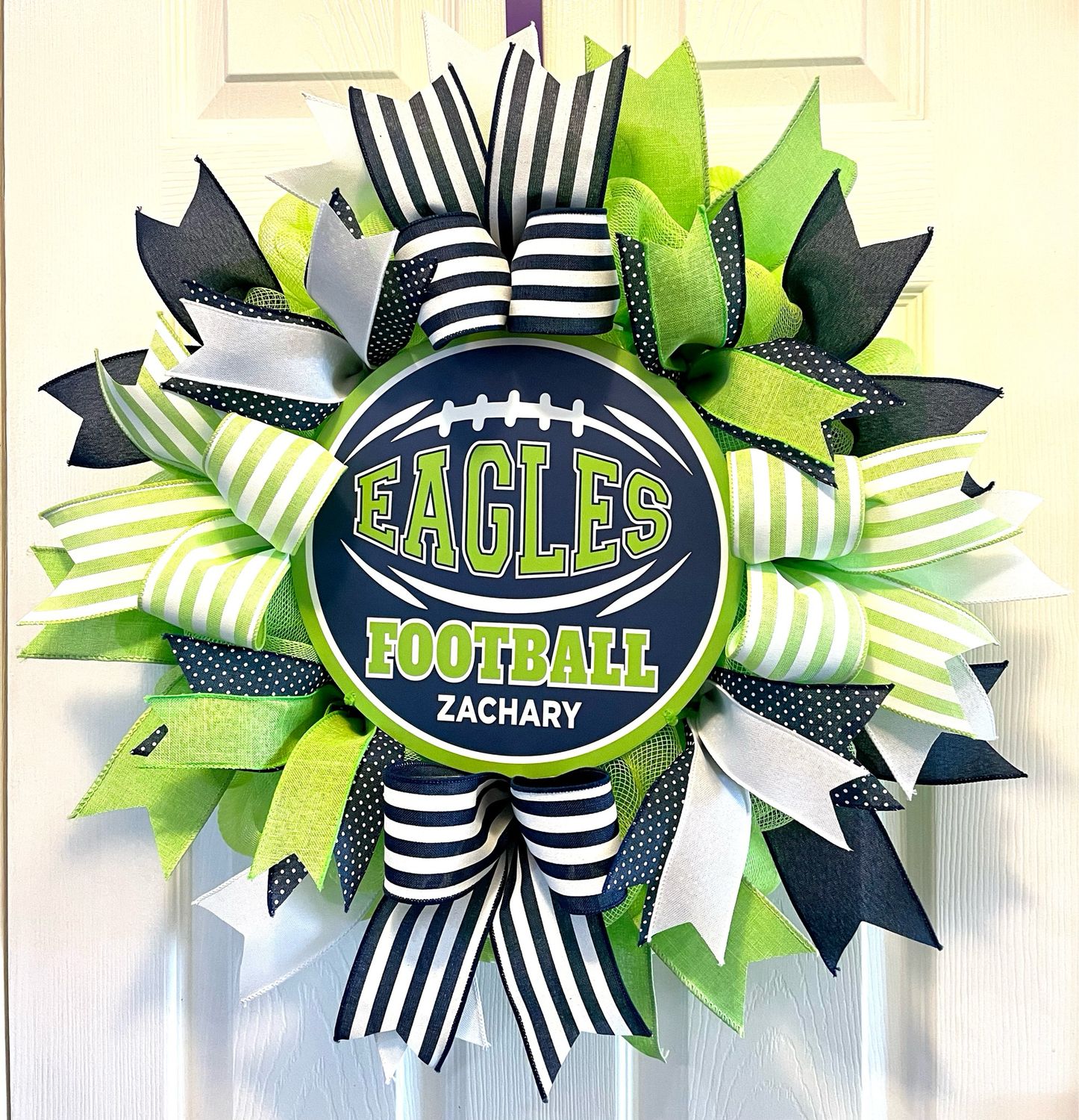 Eaton High School Spirit Wreaths, Eaton Eagles Personalized Wreaths